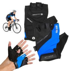Rękawiczki rowerowe ATTABO Kinu Pro. Niebieskie rękawiczki damskie ATTABO, bez wzorów. Za 54.00 zł.