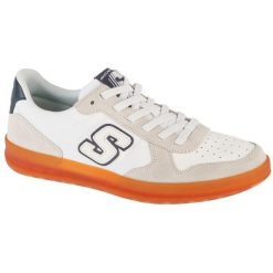 Buty sportowe Sneakersy męskie, New Wave Cup - Calven. Białe buty sportowe męskie Skechers, bez wzorów, bez zapięcia, trekkingowe. Za 299.99 zł.
