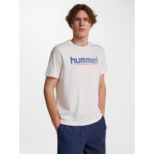 Koszulka Hummel Pulse Graphic. Białe koszulki sportowe męskie Hummel, bez wzorów, bez ramiączek, na fitness i siłownię. Za 147.00 zł.