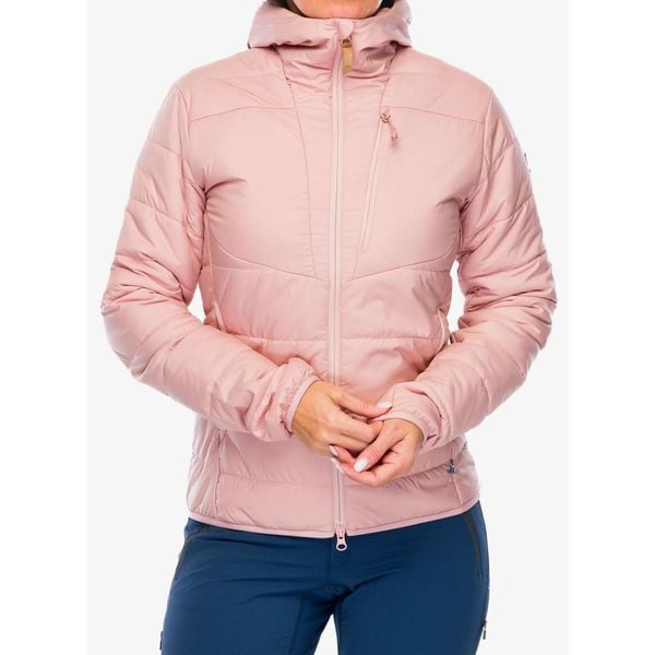 Kurtka ocieplana damska Fjallraven Keb Padded Hoodie. Czerwone kurtki sportowe damskie Fjällräven, bez wzorów, bez ramiączek, bez kaptura, trekkingowe. Za 963.99 zł.