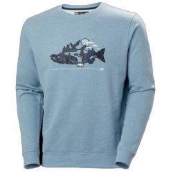 Bawełniana bluza z kapturem Helly Hansen f2f organic. Niebieskie bluzy męskie Helly Hansen, m, bez wzorów, z bawełny, bez ramiączek, z kapturem. Za 309.50 zł.