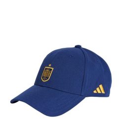 Czapka Spain Football. Niebieskie czapki damskie Adidas, bez wzorów, z materiału, casualowe. Za 178.00 zł.