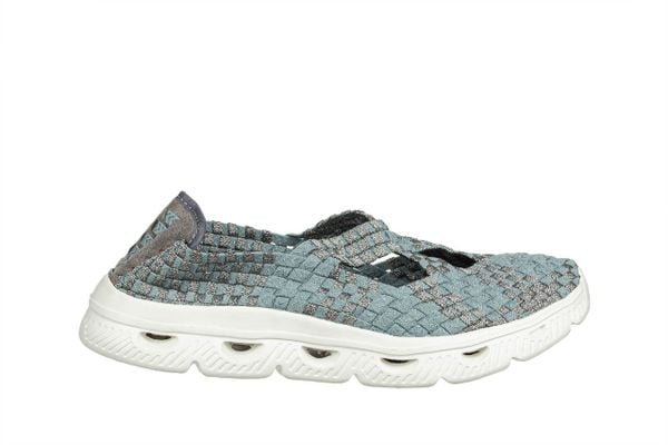 Półbuty Rock Djerba Reptile 032034, Niebieski, Materiał - 39. Niebieskie obuwie sportowe damskie Rock Spring, na lato, bez wzorów, z materiału, rockowe, bez obcasa, bez zapięcia. W wyprzedaży za 134.10 zł.