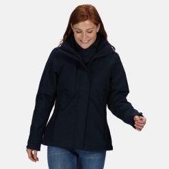 Damska Kurtka 3 W 1 Kingsley. Niebieskie kurtki sportowe damskie Regatta, na zimę, xl, bez wzorów, z materiału, bez ramiączek, z kapturem, trekkingowe. Za 335.99 zł.