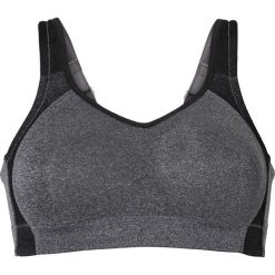 Biustonosz sportowy, średni stopień podtrzymywania biustu. Czarne bielizna sportowa damska bonprix, bez wzorów. Za 92.99 zł.