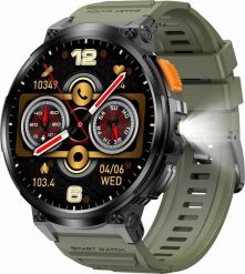 Smartwatch Gravity GT23-5 Zielony (GT23). Zielone zegarki smartwatch Gravity, bez wzorów. Za 166.41 zł.