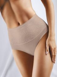 Figi Model Floris-Fit BBL 069 Beige - Babell. Brązowe majtki damskie Babell, z elastanu. Za 93.44 zł.