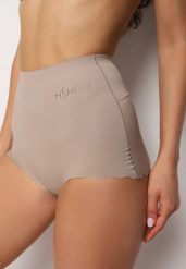 Ciemnoszara Bielizna Modelująca Figi Ozdobione Napisem Namsiliah. Szara majtki damskie Born2be. Za 29.99 zł.