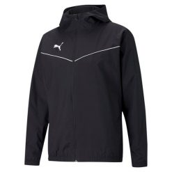Puma teamRISE All Weather kurtka. Białe kurtki męskie Puma, l, bez wzorów, sportowe, bez kaptura. Za 293.12 zł.
