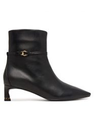 Coccinelle Botki C-look E4 VTK 11 02 01 Czarny. Czarne botki damskie Coccinelle, bez wzorów, ze skóry, bez obcasa, na słupku, bez zapięcia. Za 1,249.00 zł.