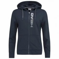 Bluza z kapturem damska Club Greta. Niebieskie bluzy damskie Head, xl, bez wzorów, z bawełny, sportowe, bez ramiączek, z kapturem. Za 343.00 zł.