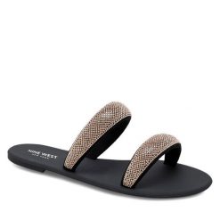Klapki Nine West. Żółte klapki damskie Nine West, bez wzorów, bez obcasa, bez zapięcia. Za 149.99 zł.