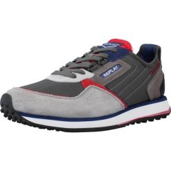 Buty REPLAY DRUM WAVE Szary. Szare buty zimowe męskie Replay, bez wzorów, ze skóry, bez obcasa, bez zapięcia. Za 277.99 zł.