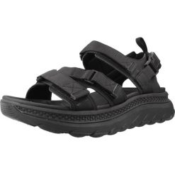 Sandały GEOX U SPHERICA ACTIF X S Czarny. Czarne sandały męskie Geox, bez wzorów, z materiału, bez zapięcia. Za 330.99 zł.