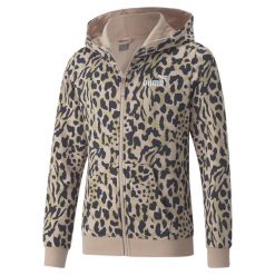 PUMA BLUZA ALPHA AOP 67021847. Czerwone bluzy damskie Puma, bez wzorów, z materiału, bez ramiączek, z kapturem. Za 164.99 zł.