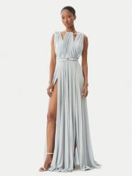 Elisabetta Franchi Sukienka wieczorowa AB-R21-52E2 Niebieski jasny Regular Fit. Niebieskie sukienki damskie Elisabetta Franchi, bez wzorów, z wiskozy, wizytowe, bez kołnierzyka, bez ramiączek. Za 1,655.99 zł.