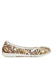 Caprice Baleriny 9-22150-42 Biały. Białe balerinki damskie Caprice, bez wzorów, ze skóry, bez obcasa, bez zapięcia. Za 150.99 zł.