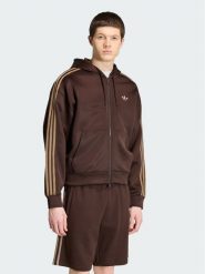 Adidas Bluza adicolor Spacer KS7426 Brązowy ciemny Oversize. Brązowe bluzy męskie Adidas, m, bez wzorów, z bawełny, bez ramiączek, bez kaptura. Za 369.99 zł.