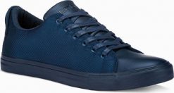 Ombre Buty męskie trampki T351 - granatowe 41. Trampki męskie Ombre, bez wzorów, bez zapięcia. Za 69.99 zł.