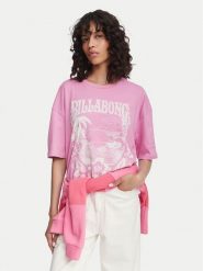 Billabong T-Shirt Sweet Ride EBJZT00408 Różowy Oversize. Czerwone t-shirty damskie Billabong, xs, bez wzorów, z bawełny, bez kołnierzyka, bez ramiączek. Za 159.99 zł.
