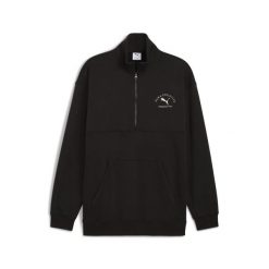 Męski sweter PUMA Class z zamkiem 1/2 PUMA Black. Czarne swetry męskie Puma, m, bez wzorów, sportowe, bez kołnierzyka, bez ramiączek. Za 279.00 zł.