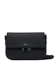 Lacoste Torebka NF4757DZ Czarny. Czarne listonoszki damskie Lacoste, bez wzorów, ze skóry, bez dodatków. Za 709.99 zł.