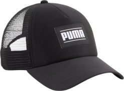 Czapka z daszkiem unisex Puma Ess Trucker. Czarne czapki damskie Puma, bez wzorów, z materiału. Za 69.00 zł.