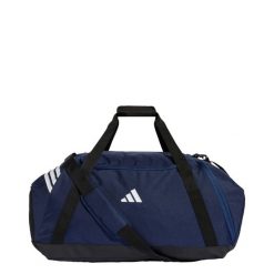 TORBA TIRO DUFFLE LARGE. Białe torby sportowe męskie Adidas, bez wzorów, z materiału, duże. Za 199.00 zł.