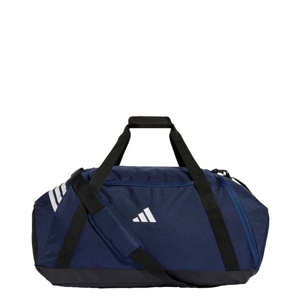 TORBA TIRO DUFFLE LARGE. Białe torby sportowe męskie Adidas, bez wzorów, z materiału, duże. Za 199.00 zł.