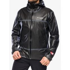 Kurtka przeciwdeszczowa męska Columbia OutDry Extreme Wyldwood Shell. Czarne kurtki męskie Columbia, m, bez wzorów, sportowe, bez kaptura. Za 848.99 zł.