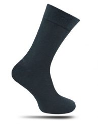 Skarpetki Męskie, Ciemne Szare Jednokolorowe, Bezuciskowe, 100% BAWEŁNA -NADIR. Szare skarpety męskie Nadir, bez wzorów, z bawełny. Za 14.90 zł.