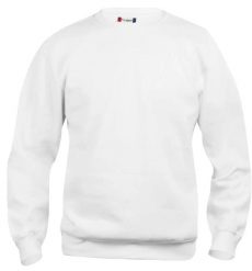Clique Basic Roundneck Junior bluza z okrągłym dekoltem biała – white. Białe bluzy damskie CLIQUE, bez wzorów, z bawełny, bez ramiączek, bez kaptura. Za 140.07 zł.