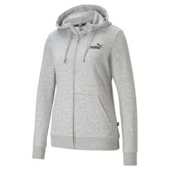 Bluza sportowa damska Puma B23605. Czarne bluzy damskie Puma, na jesień, m, bez wzorów, z bawełny, klasyczne, bez ramiączek, z kapturem. Za 318.40 zł.