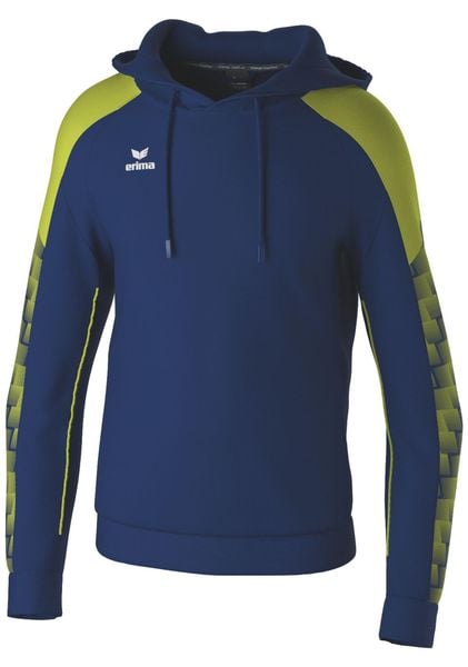 Bluza z kapturem Erima Evo Star. Niebieskie bluzy damskie Erima, xl, bez wzorów, z materiału, retro, bez ramiączek, z kapturem. Za 195.00 zł.