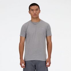 Koszulka męska New Balance MT41070AGT – szara. Szare koszulki sportowe męskie New Balance, m, bez wzorów, z bawełny, bez ramiączek, do biegania. Za 149.99 zł.