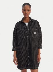 Quiksilver Sukienka koszulowa Iced Age EQWWD03120 Szary Oversize. Szare sukienki damskie Quiksilver, xl, bez wzorów, z bawełny, bez kołnierzyka, bez ramiączek, koszulowe. Za 239.99 zł.