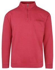 Czerwona Bluza z Wysokim Dekoltem - Pioneer. Czerwone bluzy męskie Pioneer, l, bez wzorów, z bawełny, casualowe, bez ramiączek, bez kaptura. Za 219.00 zł.