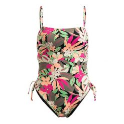 Strój kąpielowy jednoczęściowy damski ROXY Printed Beach Classics Lace UP. Czarne stroje kąpielowe damskie Roxy, s, bez wzorów. Za 149.99 zł.