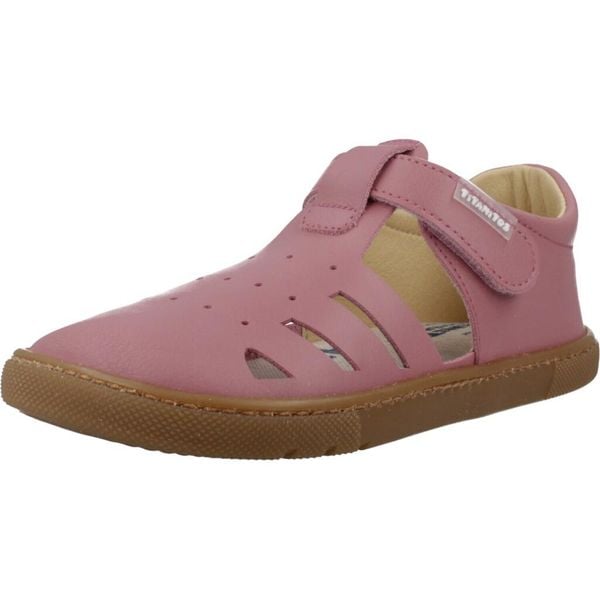 Sandały TITANITOS L540 RAIMUNDO Rose. Czerwone buty zimowe męskie TITANITOS, bez wzorów, ze skóry, bez zapięcia. Za 203.99 zł.