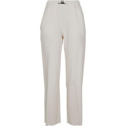 Spodnie damskie Urban Classic soft interlock. Białe spodnie materiałowe damskie Urban Classics, bez wzorów, sportowe, długie. Za 244.50 zł.