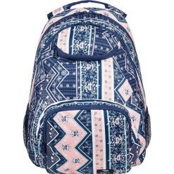 ROXY Plecak Shadow Swell Med Blue Newport Border Sw ERJBP03845-BTE7. Niebieskie plecaki damskie Roxy, bez wzorów, sportowe. W wyprzedaży za 149.00 zł.