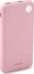 Powerbank Wesdar S61 10000mAh Różowy. Czerwone powerbanki Wesdar. Za 74.99 zł.
