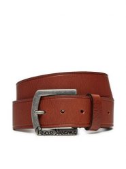 Pepe Jeans Pasek Męski Moss PM021026 Brązowy. Brązowe paski męskie Pepe Jeans, z jeansu. Za 179.99 zł.