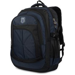 Plecak Męski Sportowy Do Pracy Szkoły Bag Street Niebieski 4065. Niebieskie plecaki męskie bez wzorów, biznesowe. Za 104.99 zł.