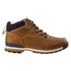 Buty zimowe damskie Hi-Tec Ladivi Mid Wo's - brązowe, Rozmiar buta 41. Brązowe obuwie sportowe damskie Hi-tec, na zimę, bez wzorów, z futra, bez zapięcia. Za 134.99 zł.