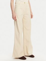 Luisa Spagnoli Jeansy Ali 541943 Beżowy Flare Fit. Brązowe jeansy damskie Luisa Spagnoli, bez wzorów, z bawełny. Za 679.99 zł.