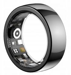 Smartwatch Riversong smart ring Trinity black SR01 rozmiar 10 średnica wew 20mm. Czarne zegarki smartwatch Riversong, bez wzorów. Za 95.94 zł.