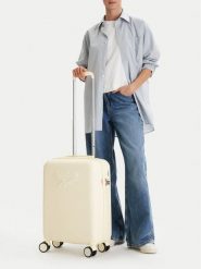 Reebok Walizka kabinowa CEO-RBK-WAL-026-S Żółty. Żółte walizki damskie Reebok, bez wzorów, z tworzywa sztucznego. Za 279.99 zł.