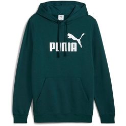 Bluza męska Puma ESS No.1 Logo Hoodie FL zielona 682571 75. Szare bluzy sportowe męskie Puma, m, bez wzorów, bez kaptura, do piłki nożnej. Za 159.00 zł.