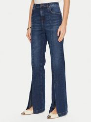 TWINSET Jeansy 241TP2621 Niebieski Bootcut Fit. Niebieskie jeansy damskie Twinset, bez wzorów, z bawełny. Za 849.99 zł.